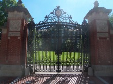 Brown's main gate on college hill